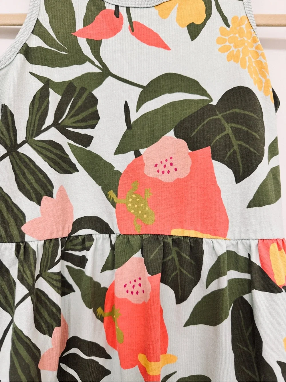 Tea Collection Girls Tank Dress Tropical Floral 10